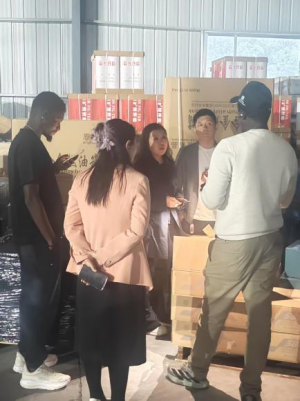 El principal distribuïdor de peces d'automòbils del Senegal, GKP, visita el magatzem: comandes a granel de peces de recanvi HOWO i SHACMAN amb enviament immediat