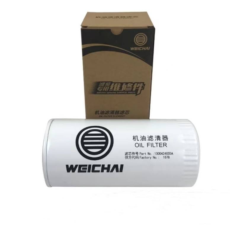 Filtre d'oli de motor dièsel de camions pesats FAW & Shacman 1000424655 1000424655A
